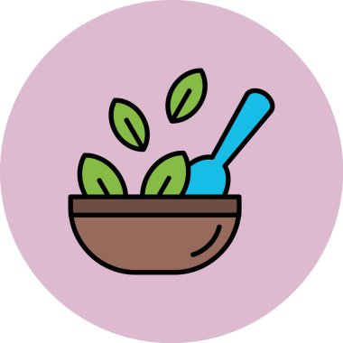 Gıda simgesinin vektör illüstrasyonu