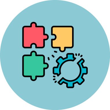 seo modern simgesinin vektör illüstrasyonu