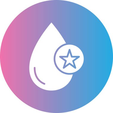 Su damlasının vektör çizimi