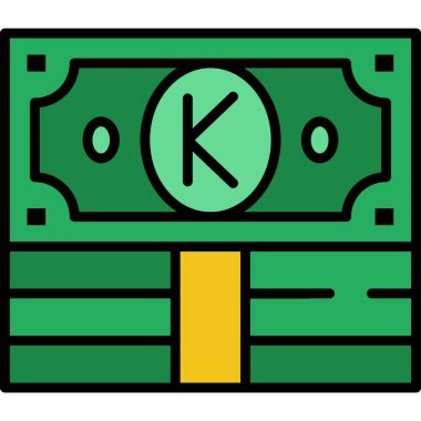 Dolar. Web simgesi basit tasarım