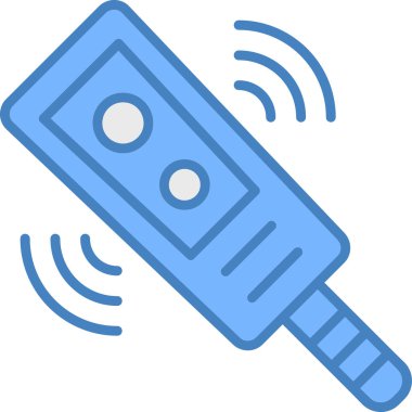 Kablosuz. Web simgesi basit illüstrasyon