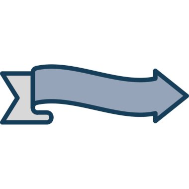 Ok. Web simgesi vektör illüstrasyonu