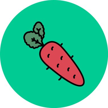 Karpuz simgesinin vektör illüstrasyonu