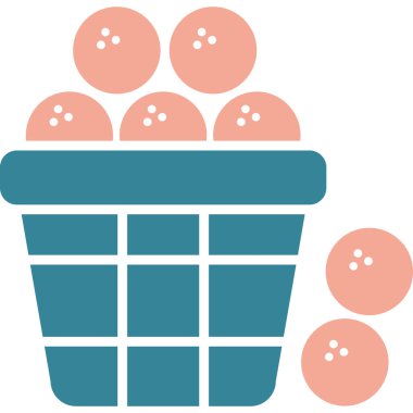 Sepet Simgesi vektör illüstrasyonu