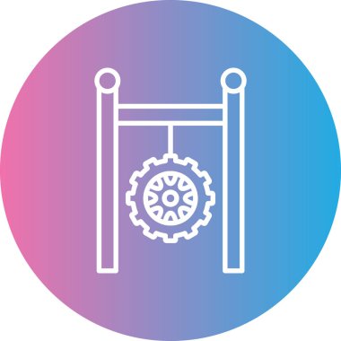 Modern bir simgenin vektör illüstrasyonu