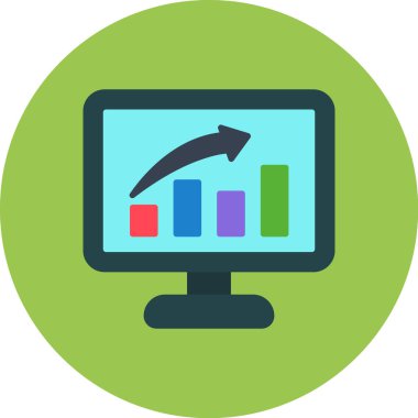 analitik iş grafik simgesi