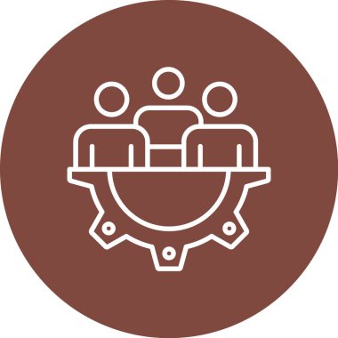 İnsan simgesinin vektör illüstrasyonu