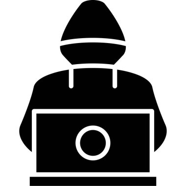 Dedektif. Web simgesi basit illüstrasyon