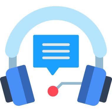 sohbet web renk vektörü simgesi