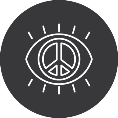 Barış sembolü illüstrasyonu