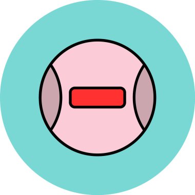 Çizgi film simgesinin vektör çizimi