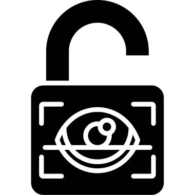 ikon vektör illüstrasyonunu kilitle