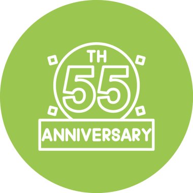 16. yıl dönümü tabelası. 516. yıldönümü sembolü. yuvarlak kurdele etiketi.