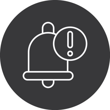 Uyarı uyarısı simgesi dış hat biçiminde