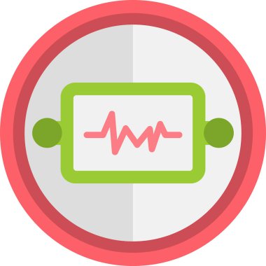 Nabız ikonu. Basit resimleme