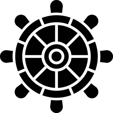 Pusula. Web simgesi basit illüstrasyon