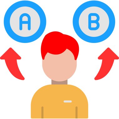 Bir müşteri hizmetinin vektör illüstrasyonu