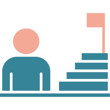 İş ikonu. vektör illüstrasyonu