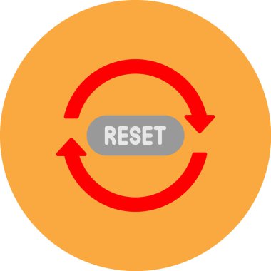 Düz vektör simgesini tazele