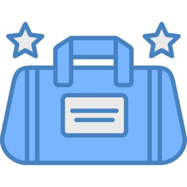 Evrak çantası ikonu. Web için vektör illüstrasyon vektör simgelerinin basit çizimi