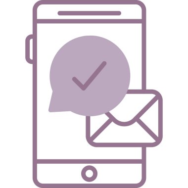 E-posta. Web simgesi basit illüstrasyon