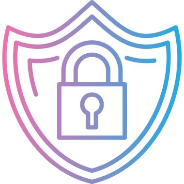 ikon vektör illüstrasyonunu kilitle