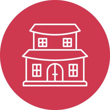 Ev simgesi vektör illüstrasyonu