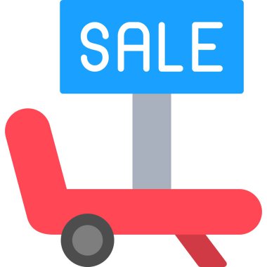 Satış. Web simgesi basit illüstrasyon