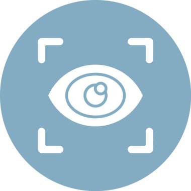 Göz simgesi, vektör illüstrasyonu