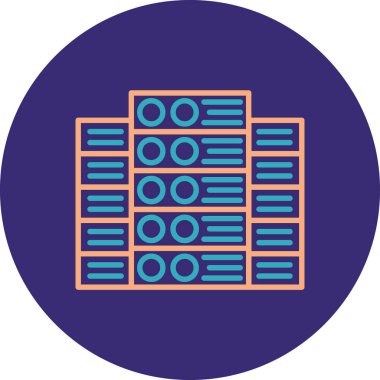 Kişisel ve ticari kullanım için vektör sunucu simgesi...