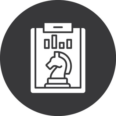 Bir benzin istasyonu simgesinin vektör illüstrasyonu