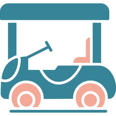 Araba kaldırma. Web simgesi basit illüstrasyon