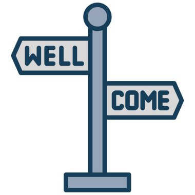 Çizgi film simgesinin vektör illüstrasyonu