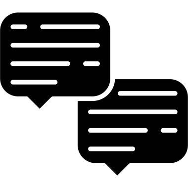 Konuşma baloncukları ikon vektör illüstrasyon tasarımı