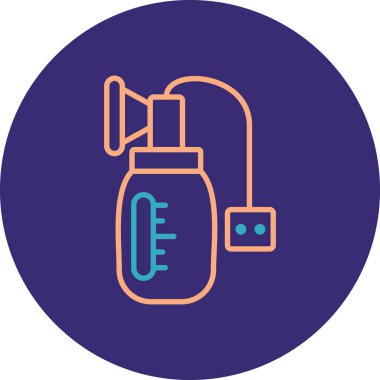 Sprey simgesi, vektör illüstrasyonu