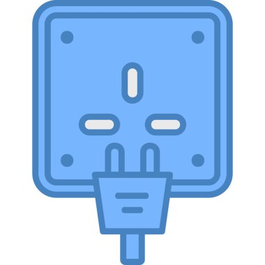 Tak vektör simgesi modern satır tasarımı