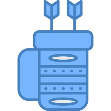 Çanta. Web simgesi basit illüstrasyon