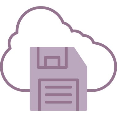 bulut hesaplama vektörü simgesi