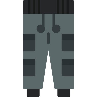 Askeri ordu simgesi düz stilde