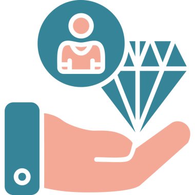 Alyans simgesi, vektör illüstrasyonu