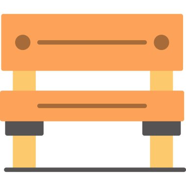 mobilya renkli vektör simgesi.