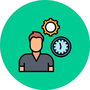 yönetim simgesi, illüstrasyon vektörü