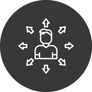 seo modern simgesinin vektör illüstrasyonu