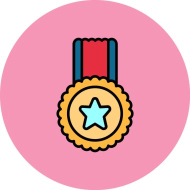 Ödül. Web simgesi basit illüstrasyon