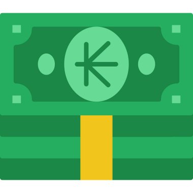 Nakit Dolar para simgesi düz stil