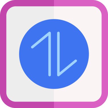 Modern b 'nin vektör illüstrasyonu eksik simgesi