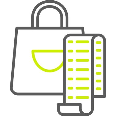 Çanta. Web simgesi basit illüstrasyon