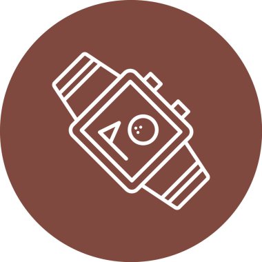 Kamera. Web simgesi basit illüstrasyon