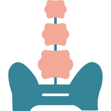 Omurga ve insan vücudu, simge vektörü