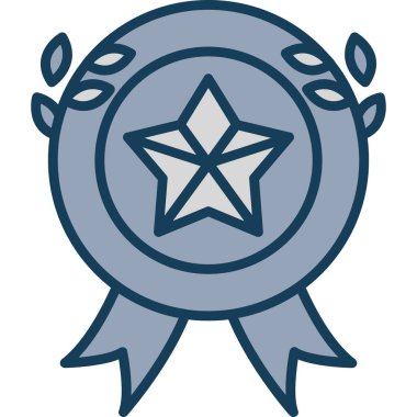 Ödül. Web simgesi basit illüstrasyon